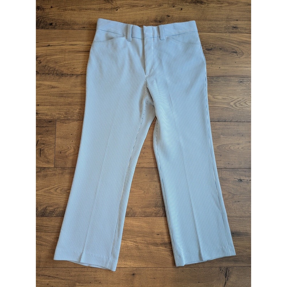 Levis Panatela Vintage Womens Sz 32x27 Seersucker 70s Wide-leg Disco Pants